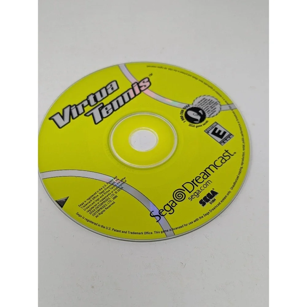 Virtua Tennis‎ (Sega Dreamcast, 2000) Loose Disc Only Tested Working